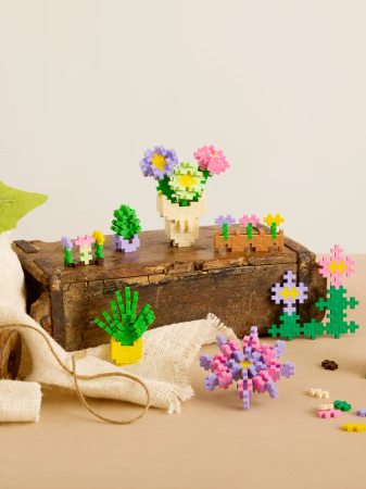Set constructie Plus-Plus, 600 piese, Invata sa construiesti - Florarie [1]