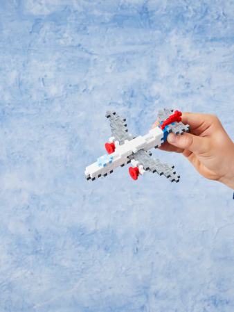 Set constructie Plus-Plus, tub 100 piese, Avion [3]