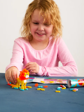 Set constructie Plus-Plus, tub 100 piese, Leu [2]