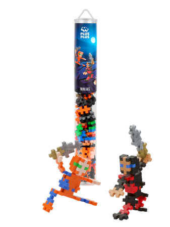 Set constructie Plus-Plus, tub 100 piese, Ninja [3]