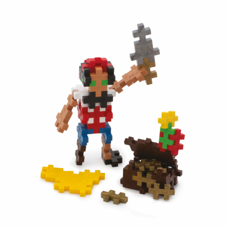 Set constructie Plus-Plus, tub 100 piese, Pirat [4]