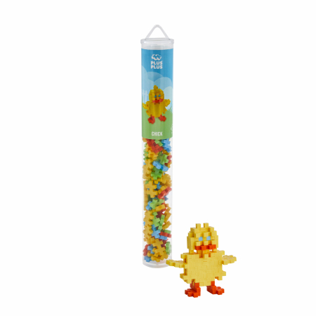 Set constructie Plus-Plus, tub 100 piese, Pui [1]
