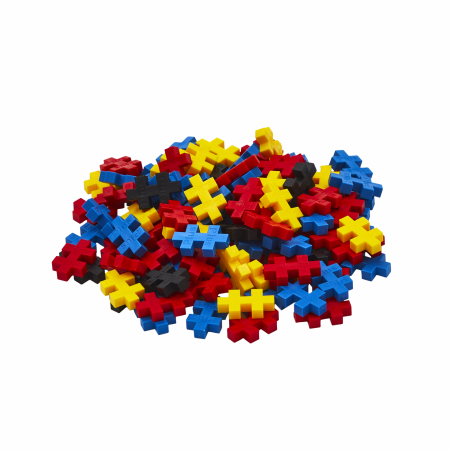 Set constructie Plus-Plus, tub 100 piese, Super erou [3]