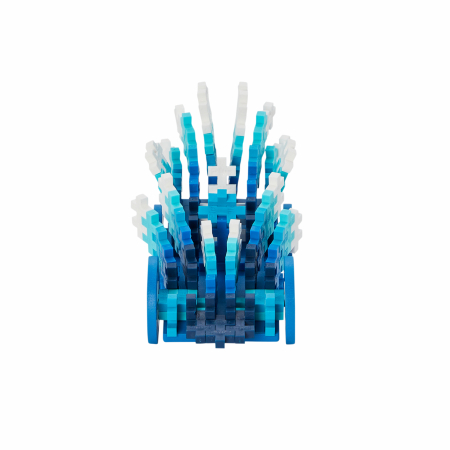 Set constructie Plus-Plus, tub 200 piese, Masini colorate - Apa [2]