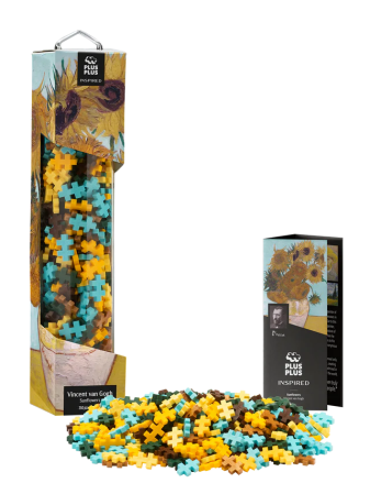Set constructie Plus-Plus, tub creare tablou, Inspirat de Van Gogh [3]