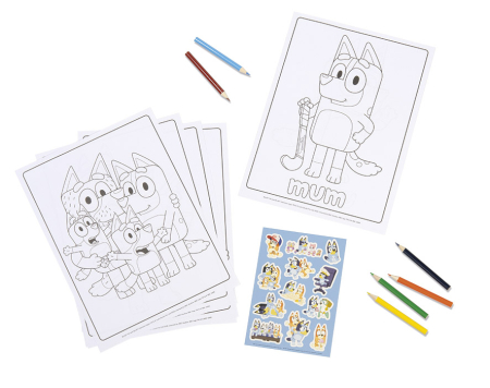 Set creativ, Coloreaza cu Bluey [1]