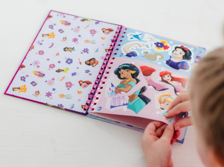 Set creativ cu abtibilduri, lipeste pe numere, Disney Princess [4]