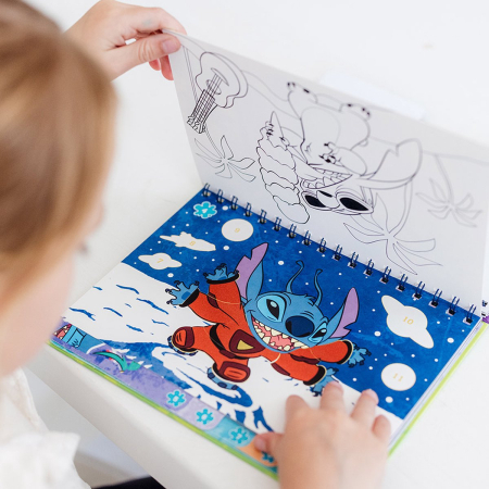 Set creativ cu abtibilduri, lipeste pe numere, Lilo si Stitch [2]