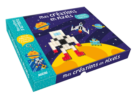 Noutati - Set creativ cu pixeli, Mozaic misiune spatiala