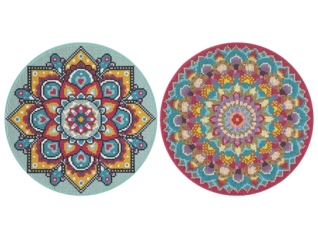 Set creativ cu strasuri, Diamond paint, Canvas Mandala, Grafix [3]