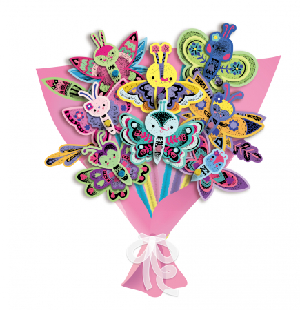 Set creativ de razuit Buchet - Fluture [1]