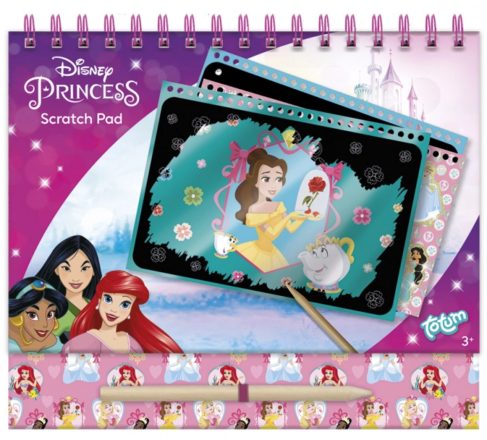 Jocuri de logică și de memorie - Set creativ de razuit si colorat Disney Princess