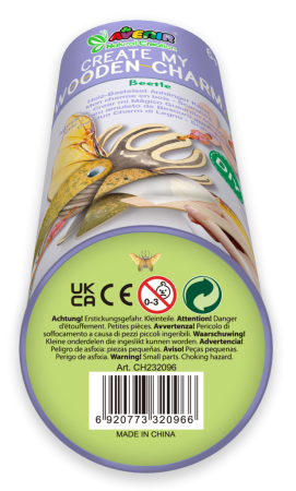 Set creativ din lemn - breloc Carabus, colectia Creatii Naturale [1]