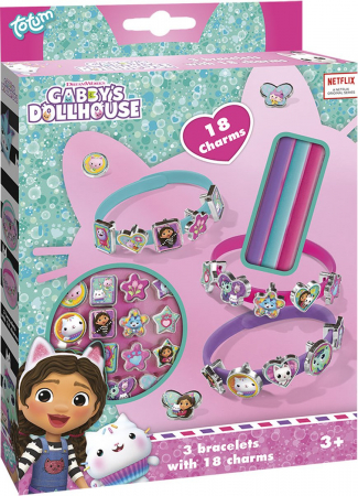 Jocuri creative - Set creativ DIY Bratari Gabby's Dollhouse