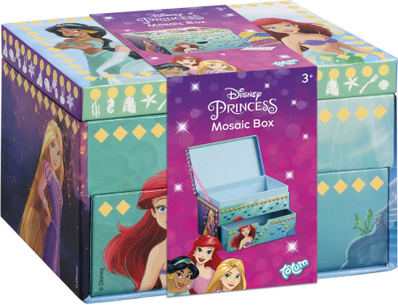 Noutati - Set creativ DIY Decoreaza propria cutie de bijuterii, Disney Princess