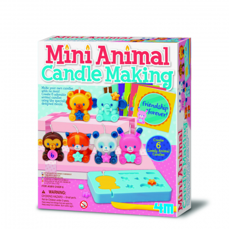 Jocuri creative - Set creativ DIY - Realizeaza lumanari in forma de animalute
