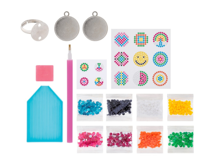 Set creativ DIY, Set 3 bijuterii, diamond painting [2]