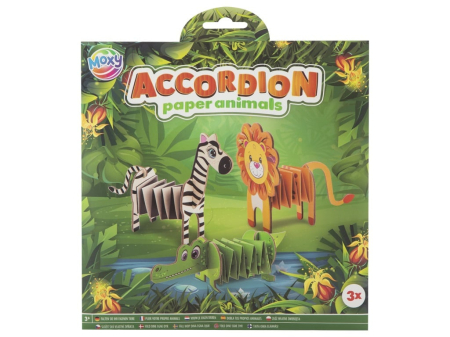 Noutati - Set creativ Origami ondulat, animale salbatice