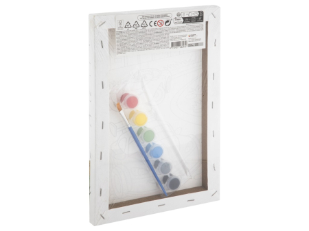 Set creativ Picteaza pe numere, Canvas, masini [1]