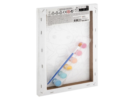 Set creativ Picteaza pe numere, Canvas, sirena [1]
