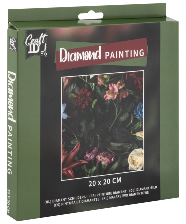 Set creativ pictura cu diamante, Diamond painting, flori, Craft Sensations [0]