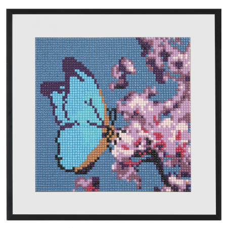 Set creativ pictura cu diamante, Diamond painting, FluturI, Craft Sensations [3]