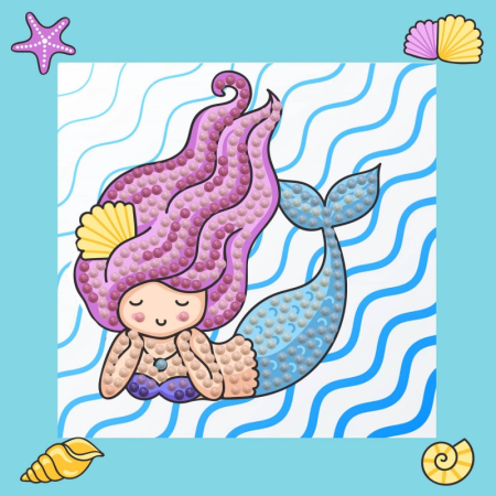 Set creativ pictura cu diamante - Mermaid Dreams - Sirena [1]