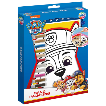 Noutati - Set creativ, Pictura cu nisip, Paw Patrol, Patrula Catelusilor