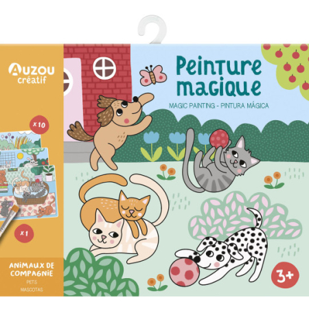 Noutati - Set creativ, pictura magica cu apa - Animale de companie