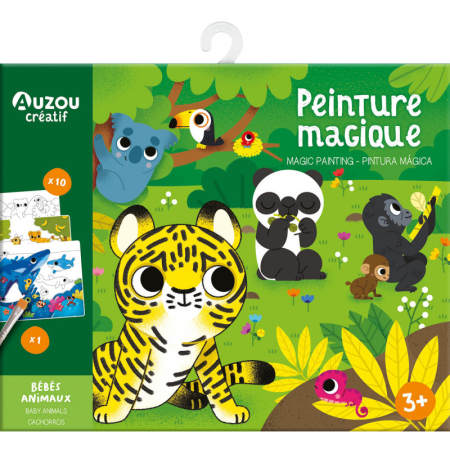 Noutati - Set creativ, Pictura magica cu apa, puiuti de animale