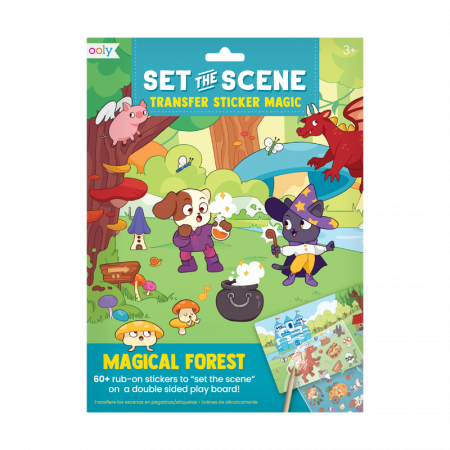 5-7 ani - Set creativ transfer - Padurea magica