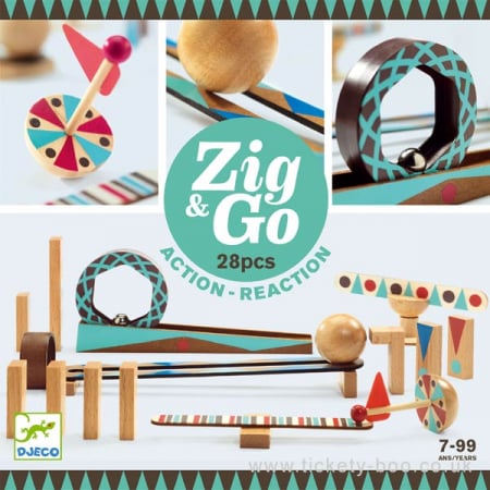 Zig & Go 28 piese - Set de constructie trasee [0]
