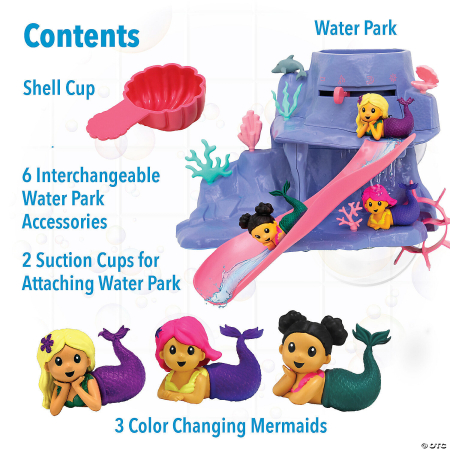 Set de joaca pentru baie, magie cu sirene, Mermaid Color Splash Water Park [4]
