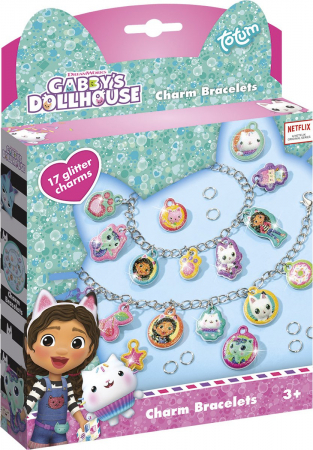 3-5 ani - Set DIY Bratari moi cu slipici, Gabby's Dollhouse