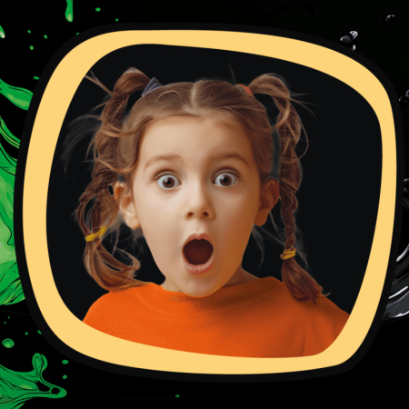 Set DIY experimente JIGGLY SLIME FLUO GLOW – PORTOCALIU 430 g [2]