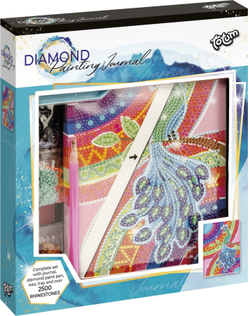Set DIY Jurnalul meu cu paun si diamante [0]