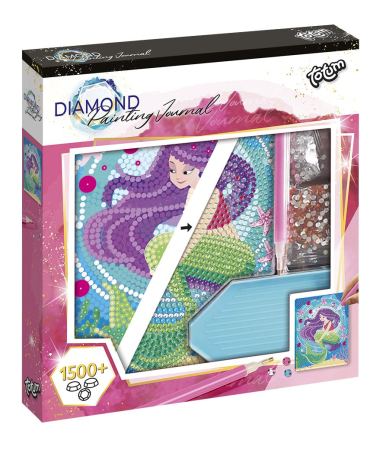Set DIY Jurnalul meu cu sirena si diamante, Totum [1]