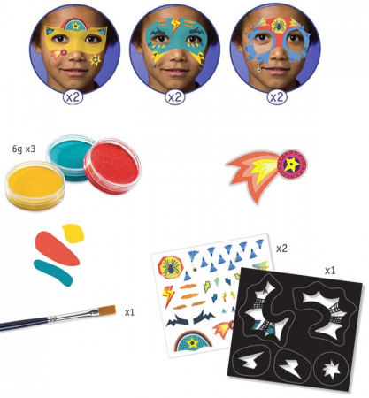Set make-up culori non alergice Super Eroi [2]
