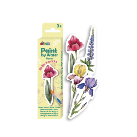 Noutati - Set pictura cu apa - semne de carte Flori, colectia Creatii Naturale