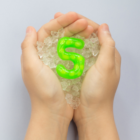 SET TUBI JELLY (gel modelator) cu 6 culori si acvariu mic – NUMERE [1]