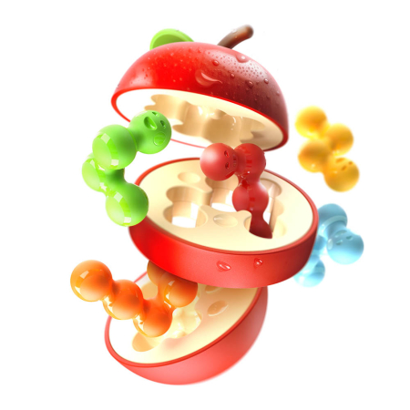 Smart Games - Apple Puzzler, joc de logica cu 80 de provocari, 8+ ani, editie romana [4]