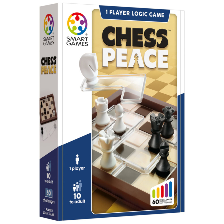 Noutati - Smart Games - Chess Peace, joc de logica cu 60 de provocari, 10+ ani, editie internationala