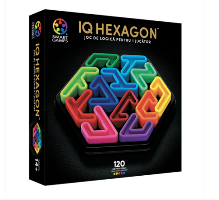 Smart Games - IQ Deluxe - Hexagon, joc de logica cu 120 de provocari, 14+ ani, editie lb. Romana [3]