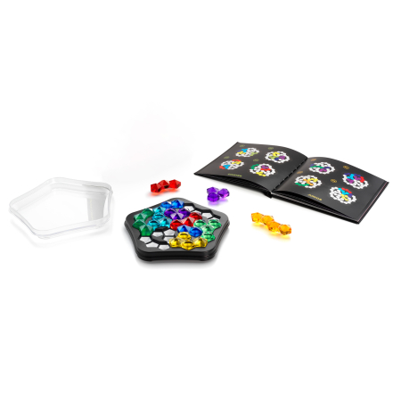 Smart Games - IQ Deluxe - Pentagon, joc de logica cu 120 de provocari, 14+ ani, editie lb. Romana [1]