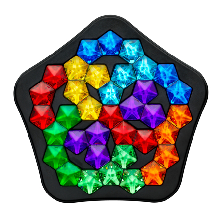 Smart Games - IQ Deluxe - Pentagon, joc de logica cu 120 de provocari, 14+ ani, editie lb. Romana [2]