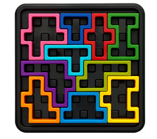 Noutati - Smart Games - IQ Deluxe - Square, joc de logica cu 120 de provocari, 14+ ani, editie lb. Romana