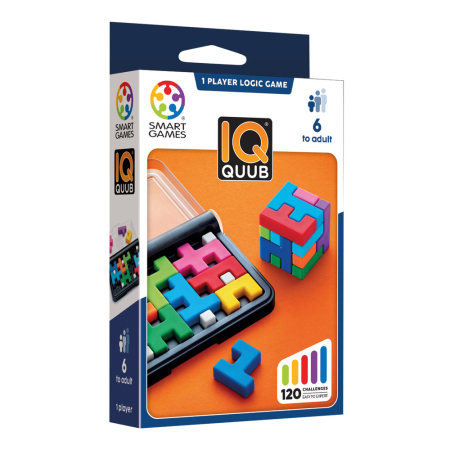 Noutati - Smart Games - IQ Quub, joc de logica cu 120 de provocari, 6+ ani, editie internationala