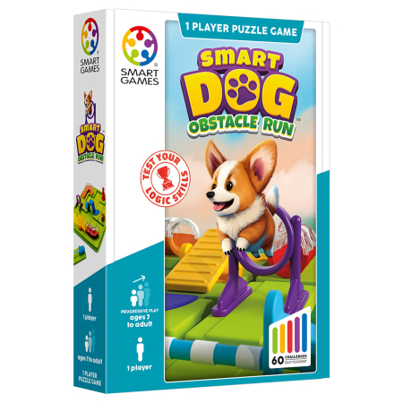 Noutati - Smart Games - Smart Dog, joc de logica cu 60 de provocari, 7+ ani, lb romana