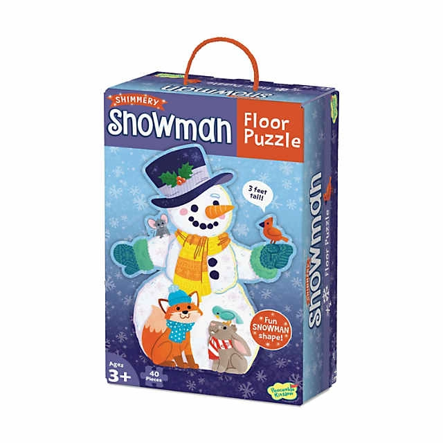 Snowman, puzzle de podea în forma de om de zapada [1]
