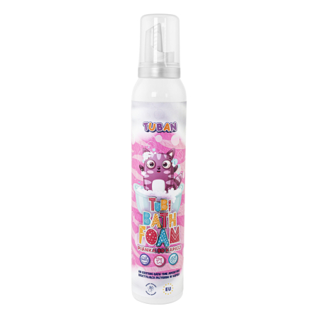 Noutati - Spuma creativa pentru baie si slime  - TUBI  – ROZ 200 ml